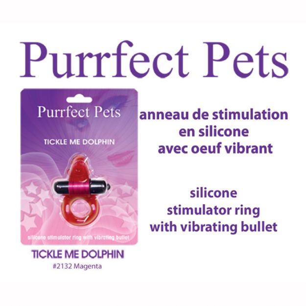 Picture of PURRRFECT PETS TICKLE ME DOLPHIN MAGENTA