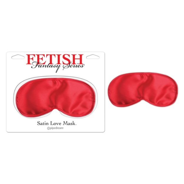 Picture of FF SATIN LOVE MASK RED