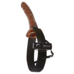 Picture of FF 10IN CHOCOLATE DREAM VIB HOLLOW STRAP-ON