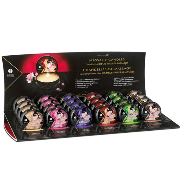 Picture of SHUNGA MINI MASSAGE CANDLE DISPLAY