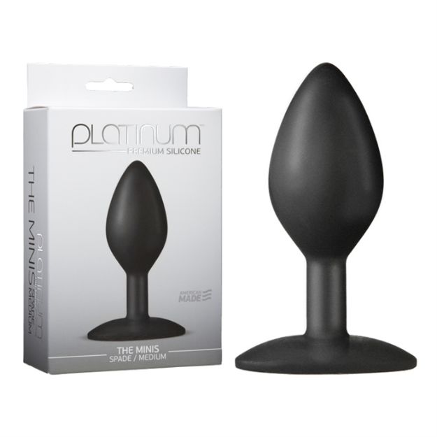 Picture of PLATINUM SILICONE SPADE BLACK