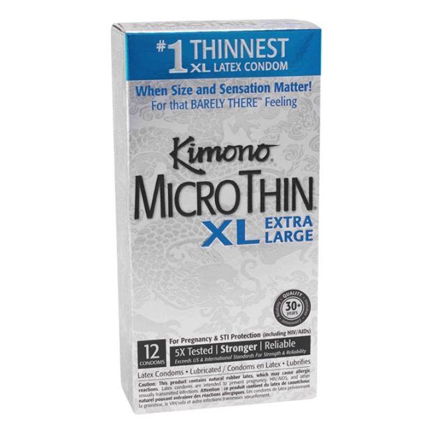 Picture of KIMONO MICROTHIN XL EXTRA LARGE BOX 12 UNITS