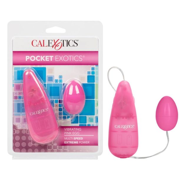 Picture of Pocket Exotics Vibrating Pink Passion Egg - Pink