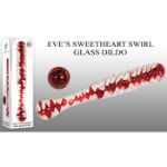 Picture of EVE'S SWEETHEART SWIRL GLASS DILDO
