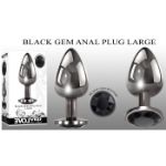Picture of Black Gem Anal Plug Large