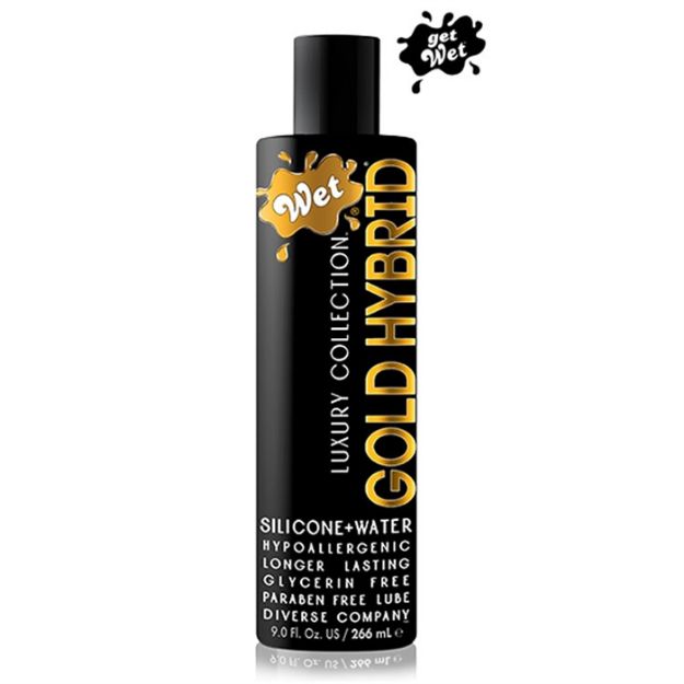 Picture of Wet Gold Hybrid Water Silicone Blend 9 oz / 266 ml
