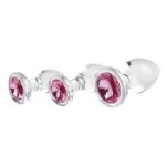Picture of PINK GEM GLASS PLUG SET