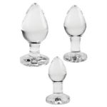 Picture of PINK GEM GLASS PLUG SET