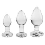 Picture of PINK GEM GLASS PLUG SET