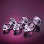 Picture of PINK GEM GLASS PLUG SET