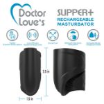 Picture of DL - Slipper+  Rechargeable Masturbator - Black
