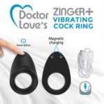 Picture of DL - Zinger+ Cock Ring - Rechargeable - Black