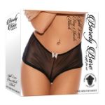 Picture of Split Lace Boy Shorts - Black