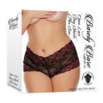 Picture of Open Lace Boy Shorts - Plus Size